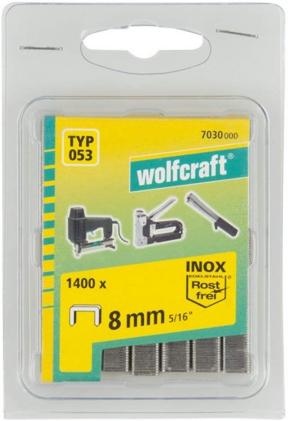 Wolfcraft Wolfcraft Široké sponky do sponkovačky výška 8 mm 1400 ks  7030000 - Obrázek 3