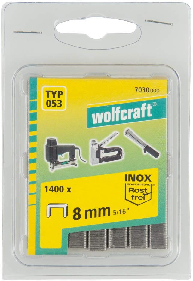 Wolfcraft Wolfcraft Široké sponky do sponkovačky výška 8 mm 1400 ks  7030000 - Obrázek 3
