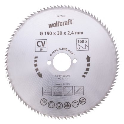 Wolfcraft Wolfcraft pilový kotouč  jemné řezy ø184x16 Z100 6273000