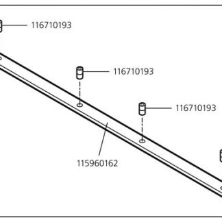 Wolfcraft Náhradní díl Upínací kus 6911 pro Prodlužovací sada Wolfcraft 6911000