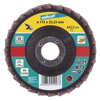 Wolfcraft Wolfcraft brusný lamelový talíř s plstí ø 115 mm 8424099