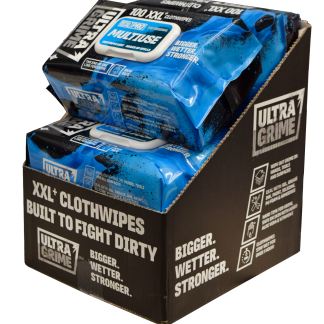 Profi čistící ubrousky ULTRAGRIME® MULTIUSE 100ks XXL – box 6 balení