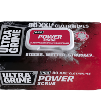 Profi čistící ubrousky ULTRAGRIME® POWER SCRUB 80ks XXL