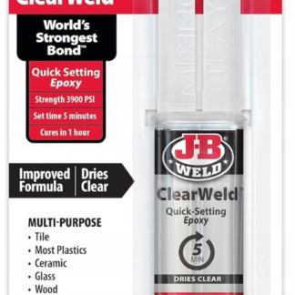 J-B WELD 50112 čiré rychloschnoucí epoxidové lepidlo ClearWeld ( 25ml )